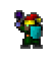 Abscondius wearing equipped gear