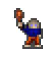 Admin wearing equipped gear