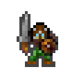 Baigon wearing equipped gear