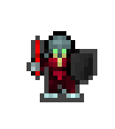 Baker wearing equipped gear