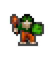 Bertilak wearing equipped gear