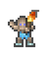 Blade wearing equipped gear