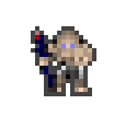 Boogy wearing equipped gear