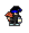 Chrome wearing equipped gear