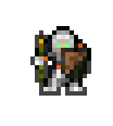 Dagda wearing equipped gear