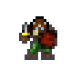 Deluded wearing equipped gear