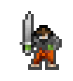 Dewey wearing equipped gear