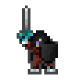Gerald wearing equipped gear