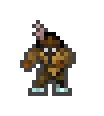 Glint wearing equipped gear