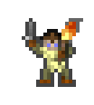 Greyson wearing equipped gear