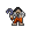 Grimoll wearing equipped gear