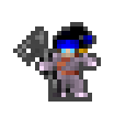 Grimondo wearing equipped gear