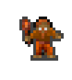Guste wearing equipped gear