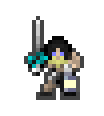 HibusIII wearing equipped gear