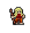 Iseult wearing equipped gear