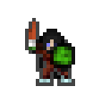 Judex wearing equipped gear