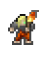 Kingo wearing equipped gear