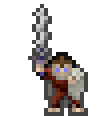 Kinten wearing equipped gear