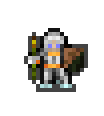Kush wearing equipped gear