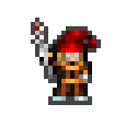 Lady wearing equipped gear