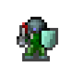 Nonezee wearing equipped gear