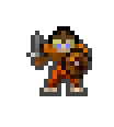 Notroot wearing equipped gear