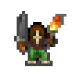 Novan wearing equipped gear