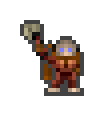 Sera wearing equipped gear