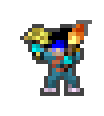 Stardust wearing equipped gear