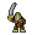 Talazar wearing equipped gear