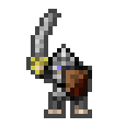 Tank wearing equipped gear