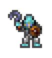 Zatra wearing equipped gear