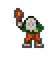 Zeron wearing equipped gear