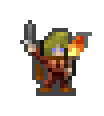 Zrudge wearing equipped gear
