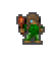 dancer wearing equipped gear
