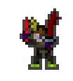 kibble wearing equipped gear